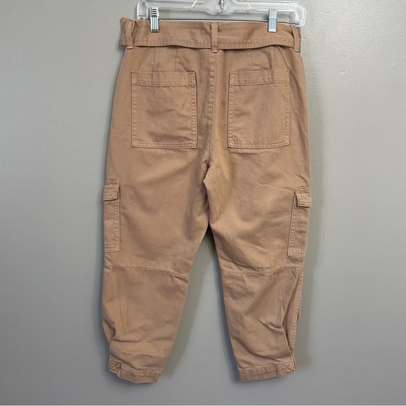 Banana Republic High Rise Tapered Utility Cargo pants 2P 2022 style iced latte - Picture 2 of 11